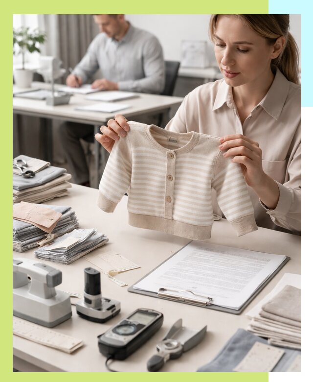 Сертификация детской одежды и текстильных изделий в Карасуке