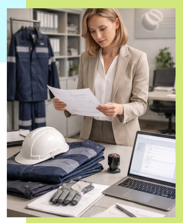 Сертификация спецодежды в Карасуке от 7110 р. | Алешин-Кск