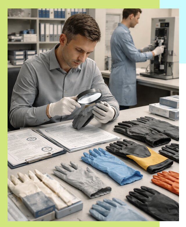 Сертификация перчаток и средств защиты продукции в Карасуке