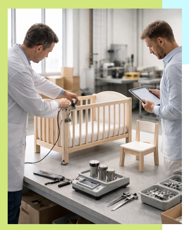 Сертификация детской мебели и проверка безопасности в Карасуке