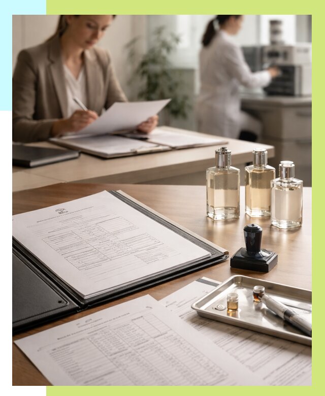 Сертификация парфюмерии в Карасуке от 15236 р. | Алешин-Кск