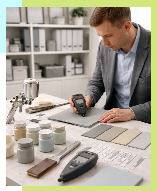 Сертификация краски в Карасуке от 25393 р. | Алешин-Кск центр