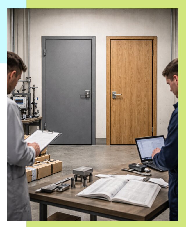 Сертификация дверей в Карасуке от 8126 р. под ключ | Алешин-Кск