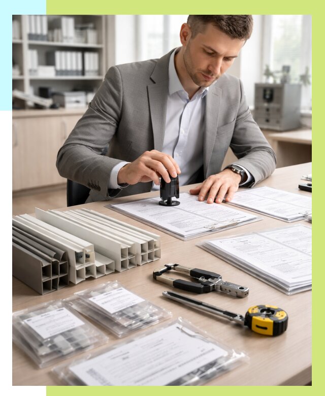 Сертификация ПВХ продукции в Карасуке от 8633 р., Алешин-Кск