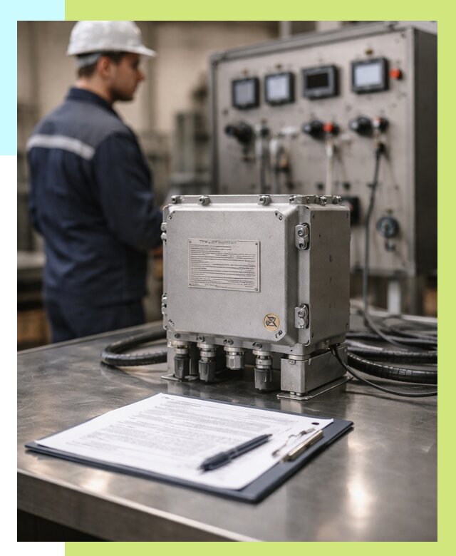 Сертификация взрывозащищенного оборудования в Карасуке от 35550 р. | Алешин-Кск