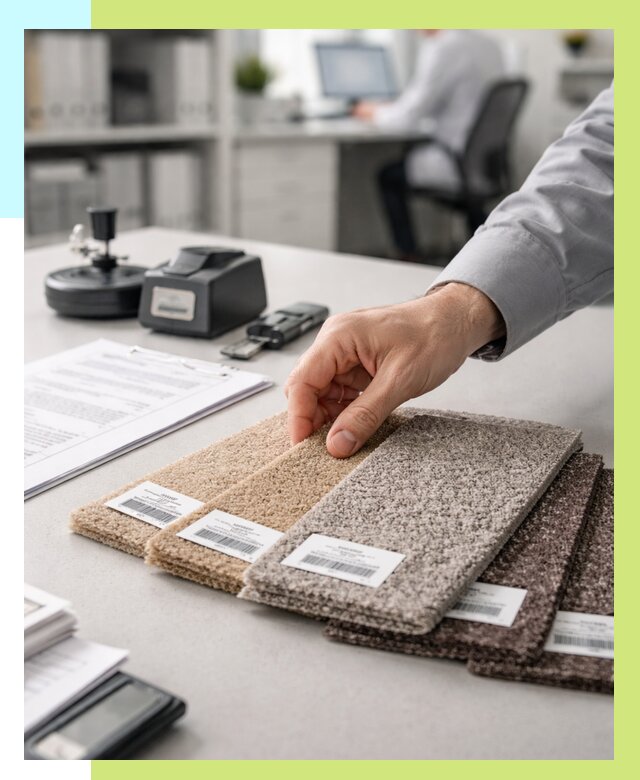 Сертификация ковролина в Карасуке от 15236 р., Алешин-Кск