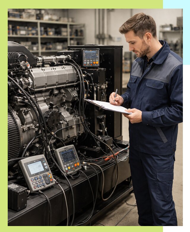 Сертификация дизельных генераторов и их оборудования в Карасуке