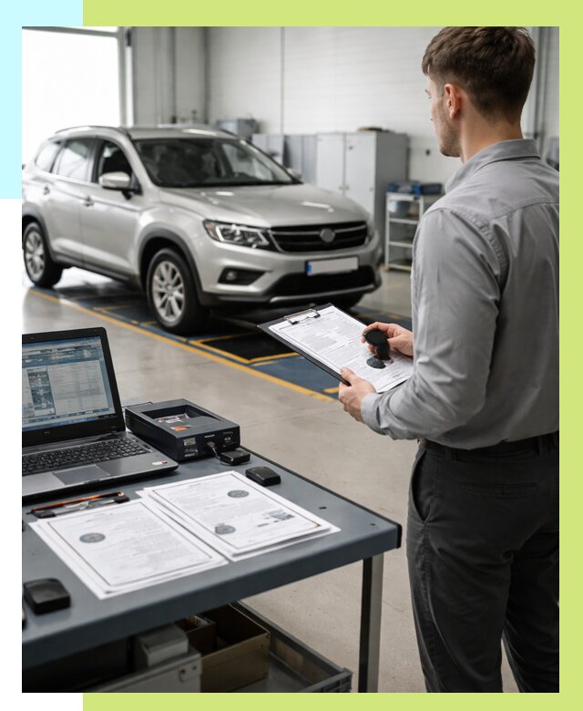 Сертификация транспортных средств в Карасуке от 12188 р. | Алешин-Кск