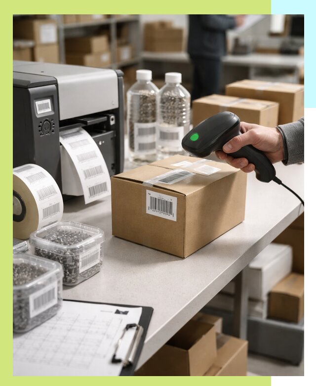 Штрихкодирование продукции и маркировка для продажи в Карасуке