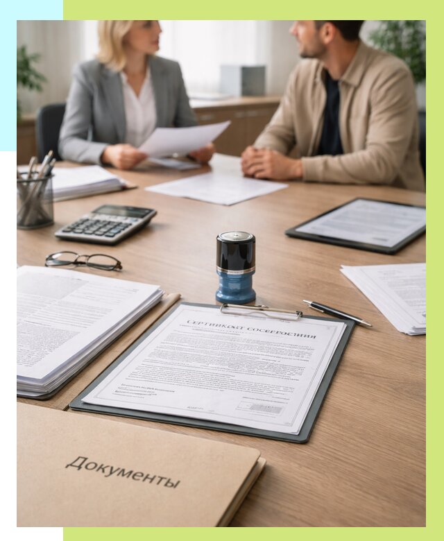 Сертификат соответствия на продукцию в Карасуке от 15236 р.|Алешин-Кск