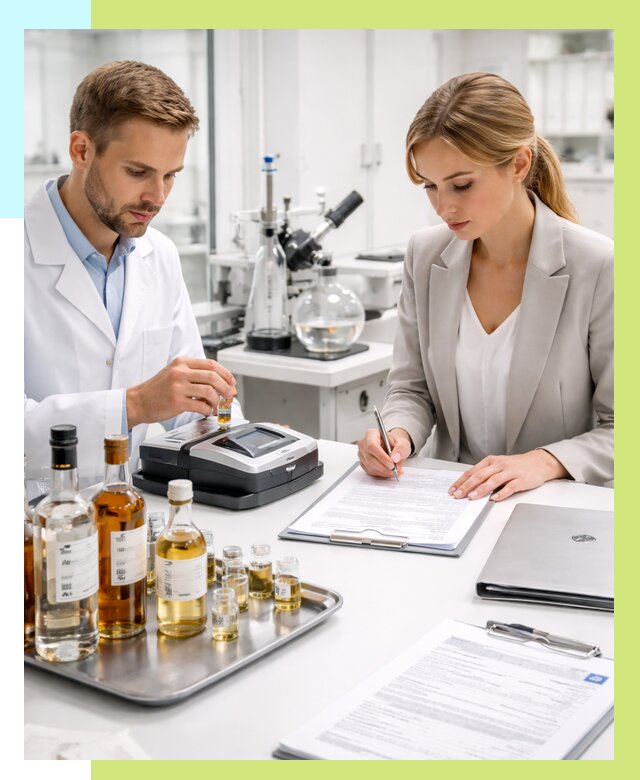 Заключение о спиртосодержании в Карасуке, от 5079 р., Алешин-Кск