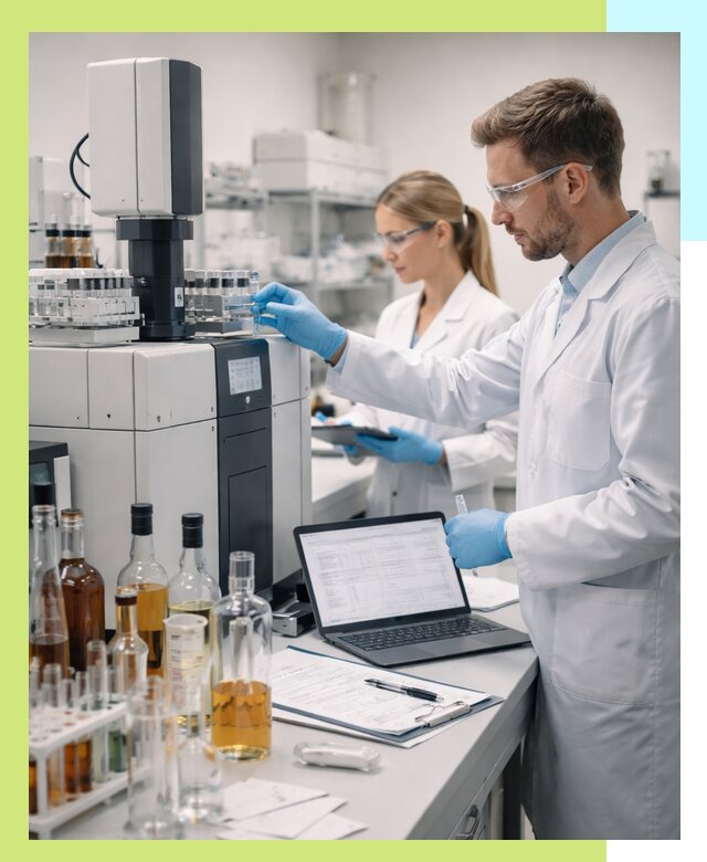 Выдача заключения о спиртосодержании продукции в Карасуке