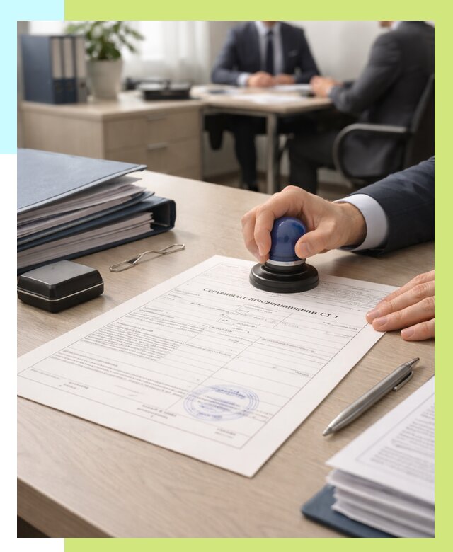 Сертификат происхождения СТ 1 в Карасуке от 4571 р. | Алешин-Кск