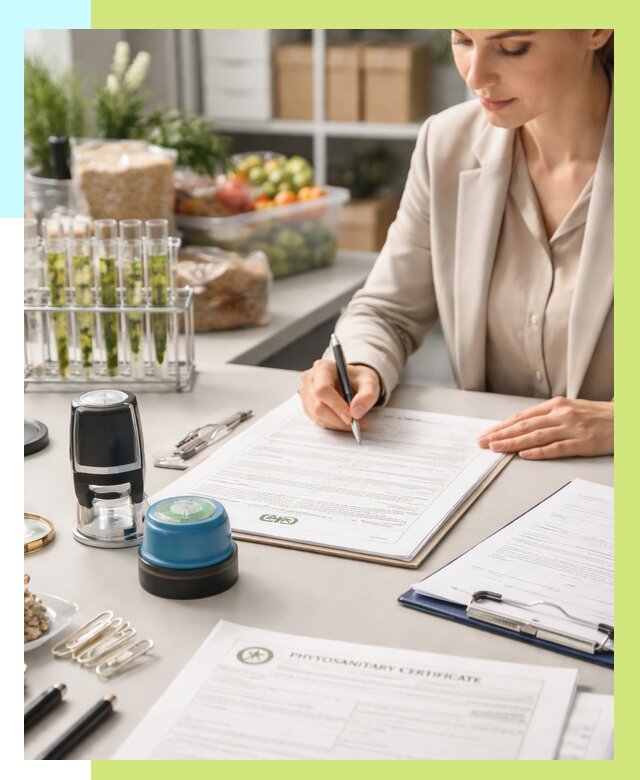 Фитосанитарный сертификат оформить в Карасуке от 4571 р. | Алешин-Кск