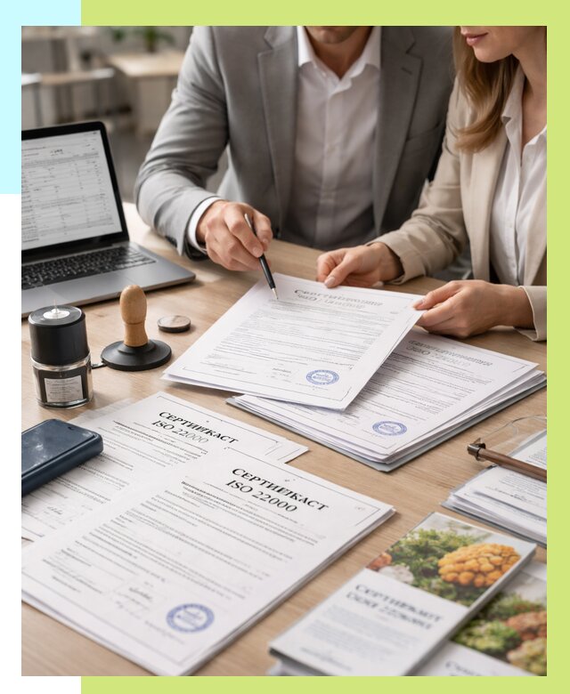 Сертификат ISO 22000 в Карасуке от 40628 р. под ключ | Алешин-Кск