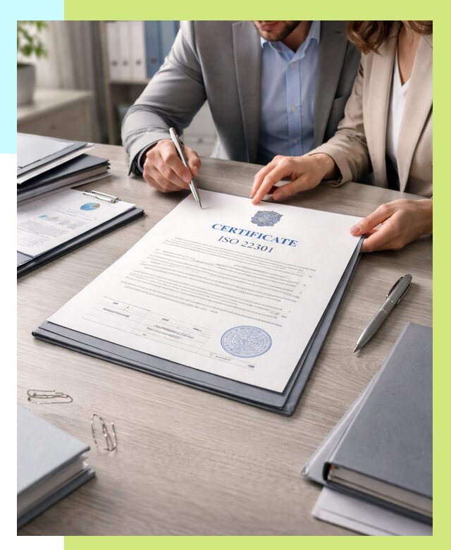 Сертификат ISO 22301 в Карасуке от 45707 р. | Алешин-Кск срочно