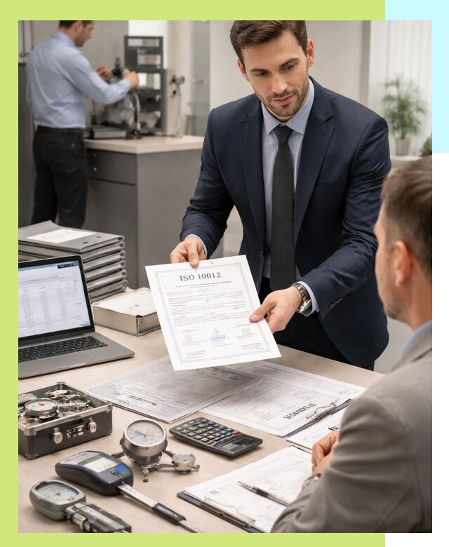 Выдача сертификата ISO 10012 по требованиям метрологии в Карасуке